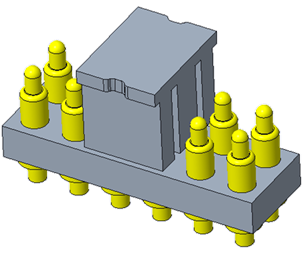 2x6P Pogo Pin连接器