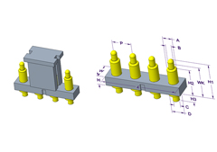 滁州4P Pogo Pin 连接器